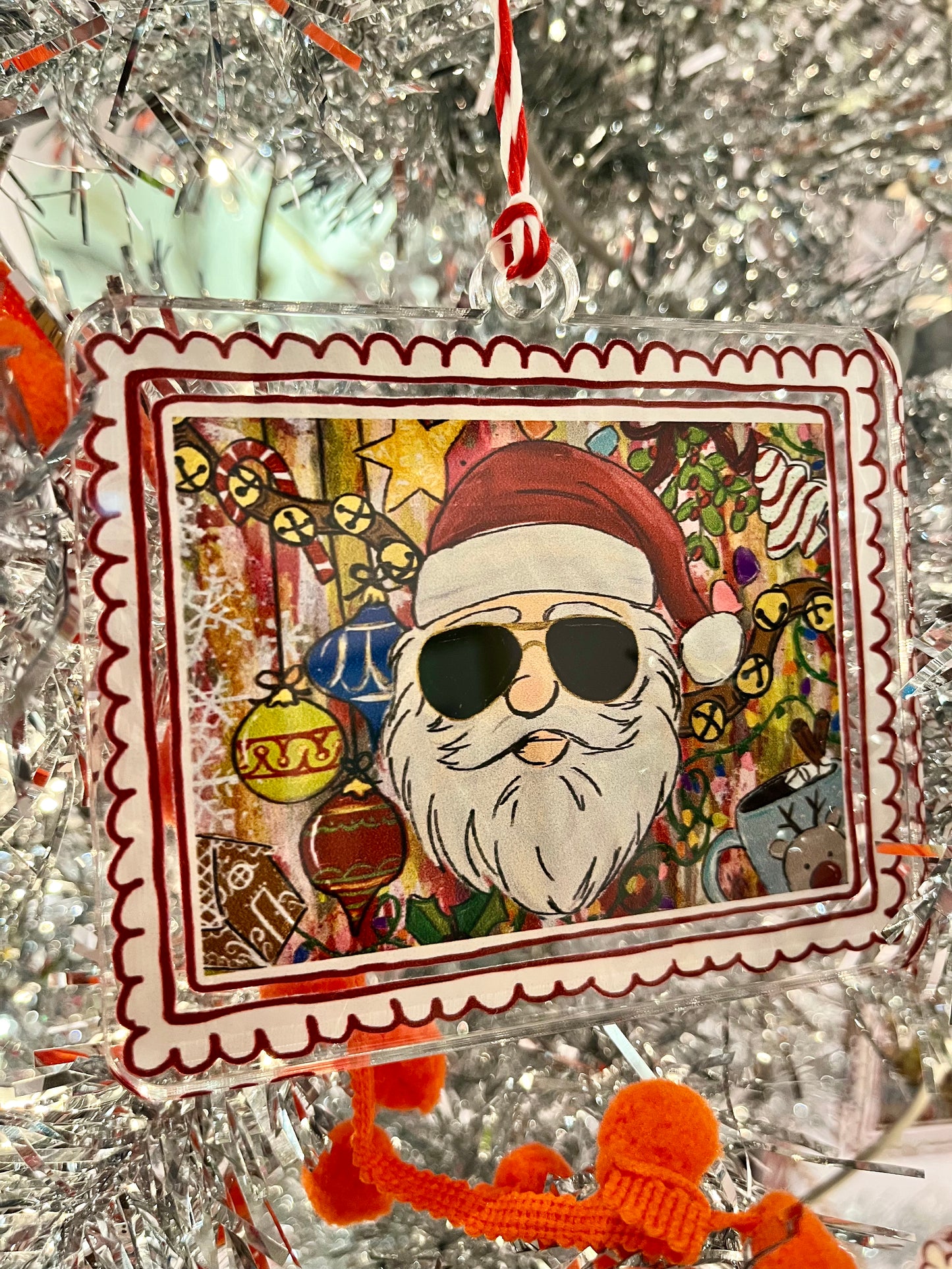 It’s Giving. Santa Acrylic Ornament