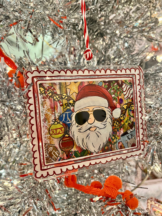 It’s Giving. Santa Acrylic Ornament